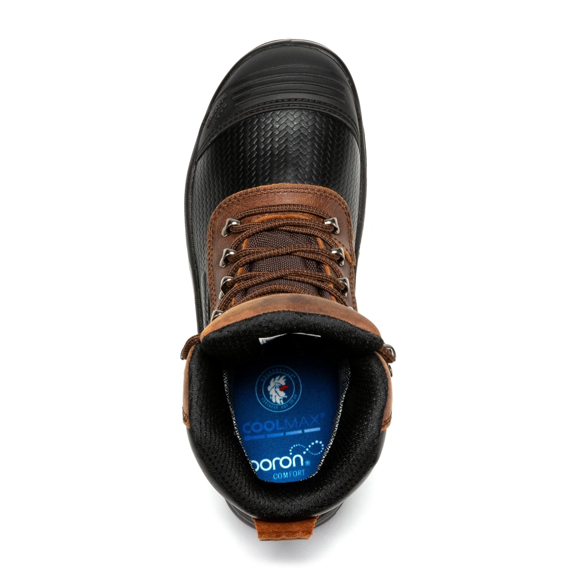 ROCKROOSTER Sedona 6 Inch Waterproof Steel Toe Leather Work Boots AK216 Rock Rooster Footwear Inc