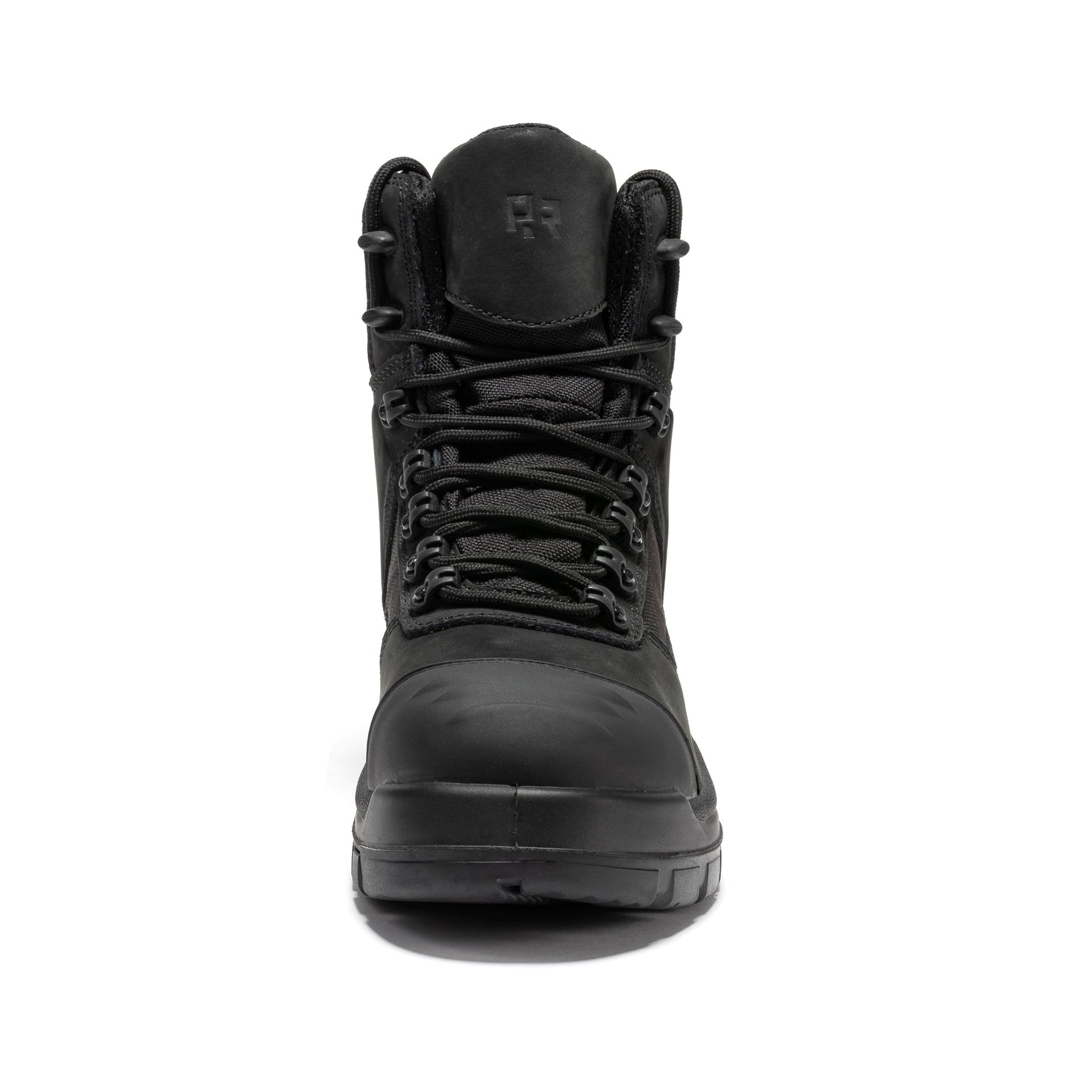 ROCKROOSTER Stowe Black 7 inch Composite Toe Leather Work Boots CP212BK Rock Rooster Footwear Inc