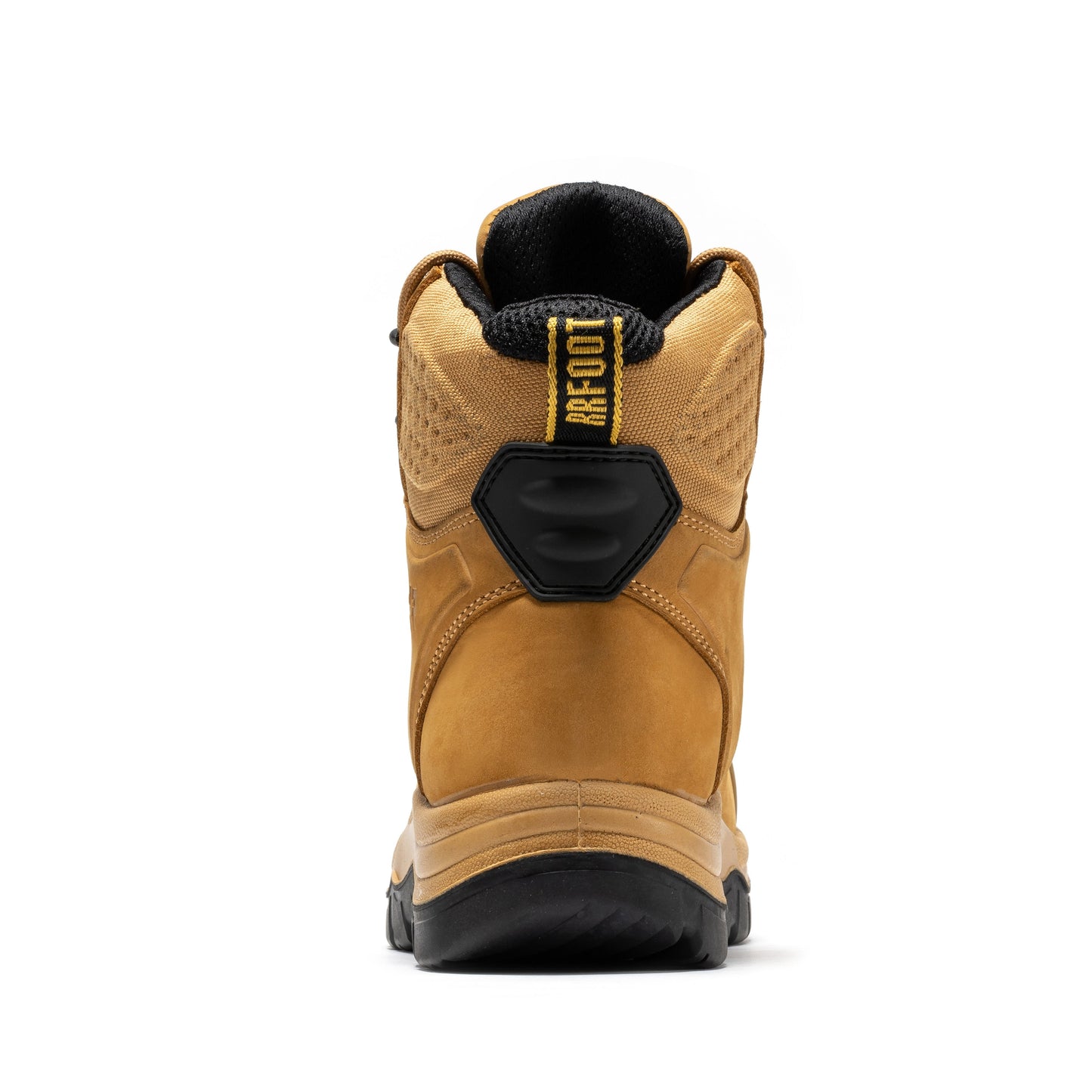 ROCKROOSTER Stowe Black 7 inch Composite Toe Leather Work Boots CP212BK Rock Rooster Footwear Inc