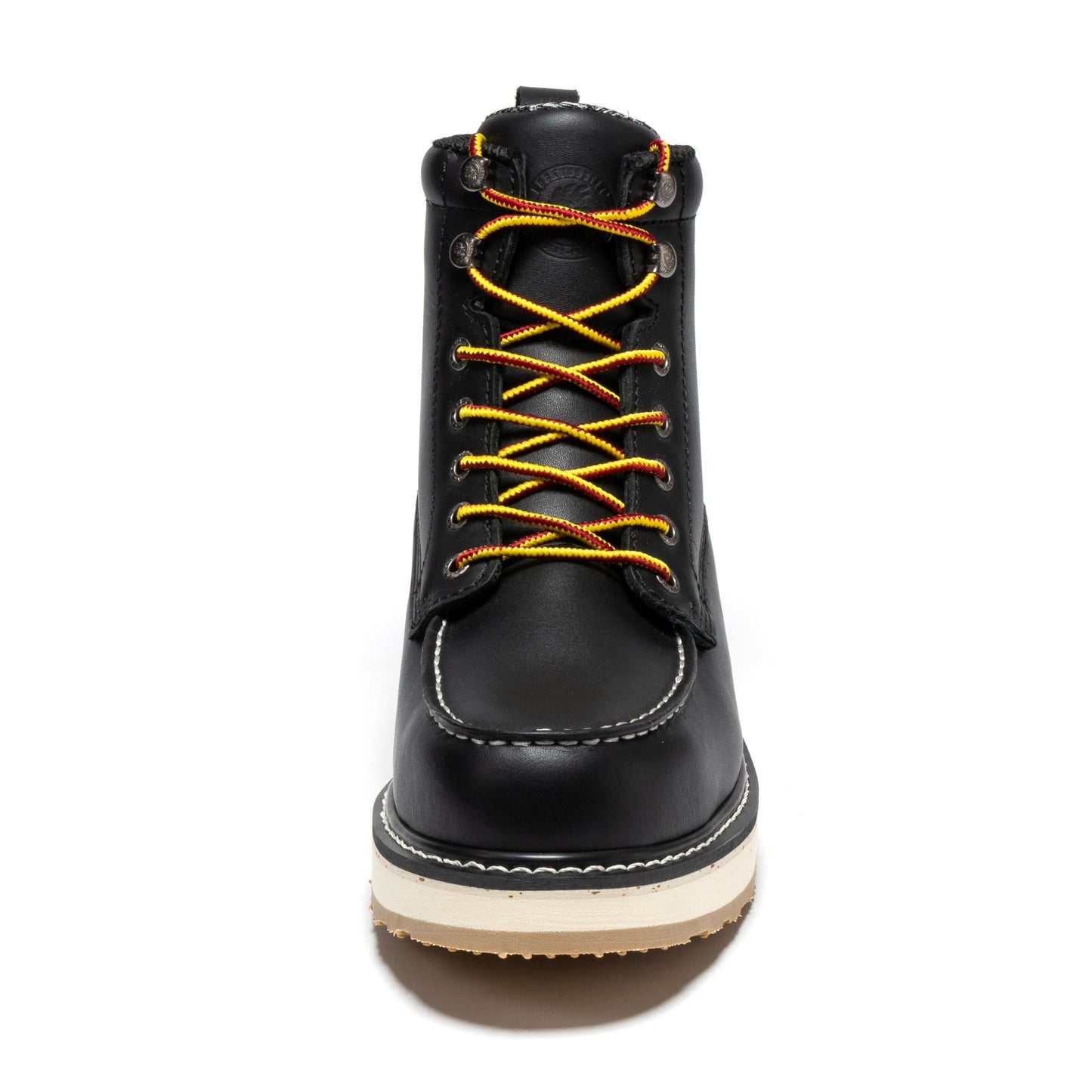 ROCKROOSTER Trinidad Men's 6 inch Black Steel Toe Wedge Work Boots SAP2301 Rock Rooster Footwear Inc