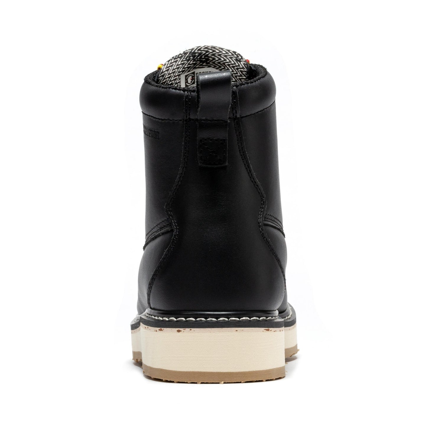 ROCKROOSTER Trinidad Men's 6 inch Black Steel Toe Wedge Work Boots SAP2301 Rock Rooster Footwear Inc