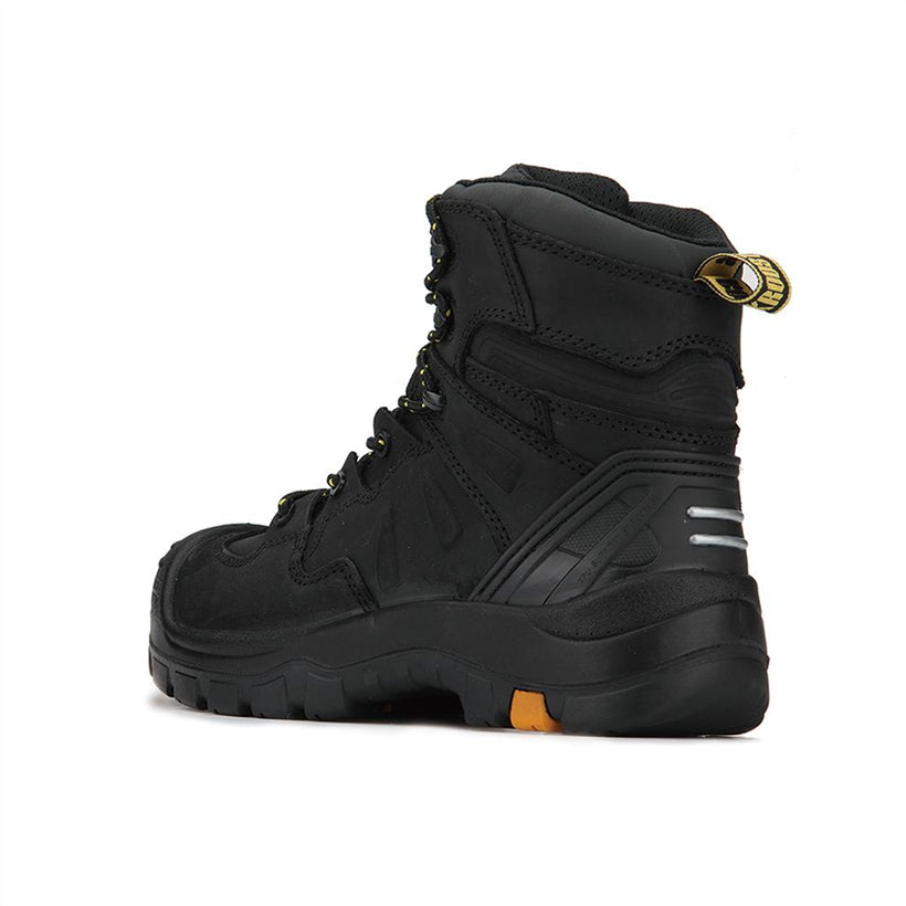 ROCKROOSTER Woodland Black 6 inch Composite Toe Leather Work Boots AK609 Rock Rooster Footwear Inc