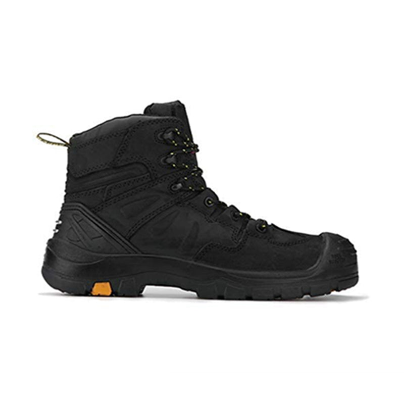 ROCKROOSTER Woodland Black 6 inch Composite Toe Leather Work Boots AK609 Rock Rooster Footwear Inc