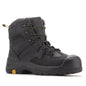 ROCKROOSTER Woodland Black 6 inch Composite Toe Leather Work Boots AK609 Rock Rooster Footwear Inc