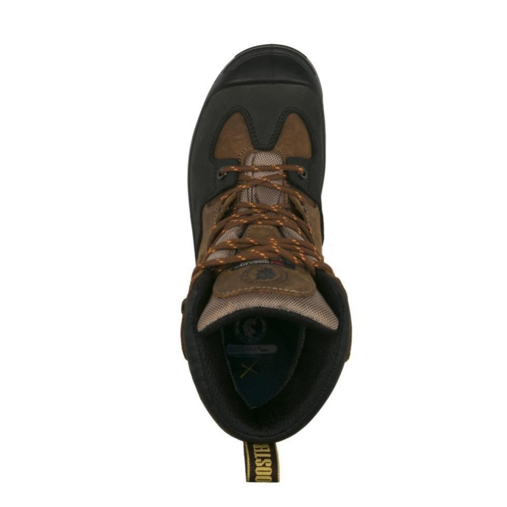 ROCKROOSTER Woodland Brown 6 inch Waterproof Safety Toe Leather Work Boots AK669 Rock Rooster Footwear Inc