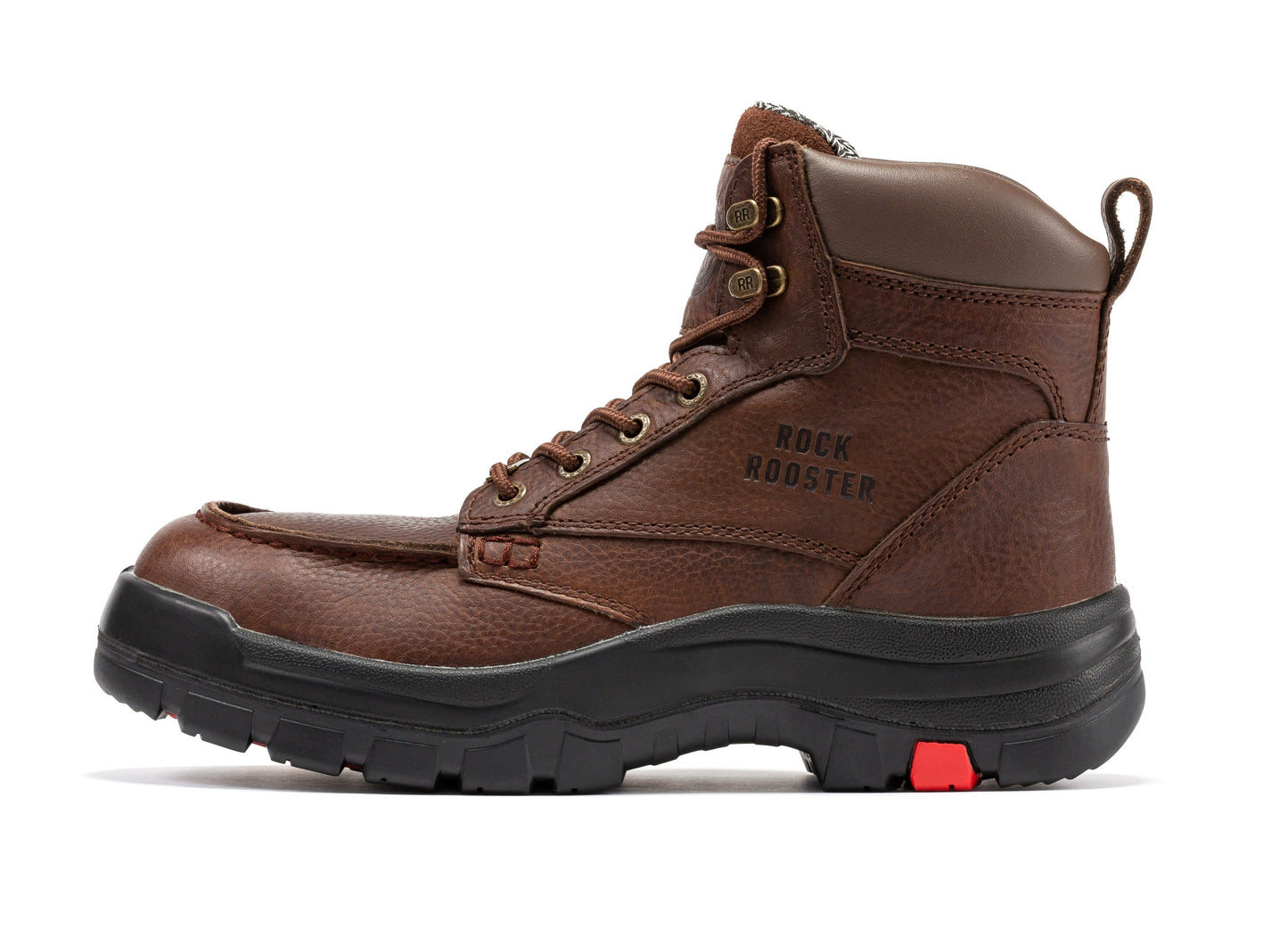 ROCKROOSTER Zumbro 6 inch Wide, Soft Toe, Rubber Outsole, EH Protection, ASTM 2892, Work Boots AK371 Rock Rooster Footwear Inc