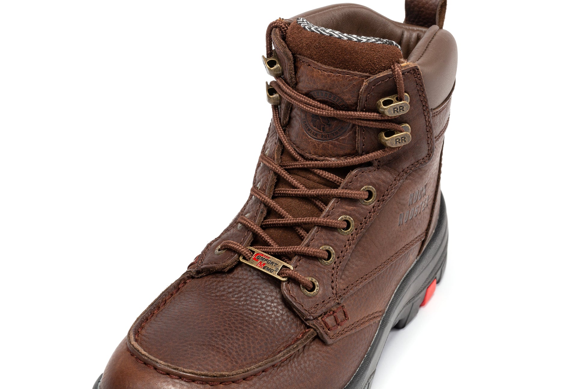 ROCKROOSTER Zumbro 6 inch Wide, Soft Toe, Rubber Outsole, EH Protection, ASTM 2892, Work Boots AK371 Rock Rooster Footwear Inc