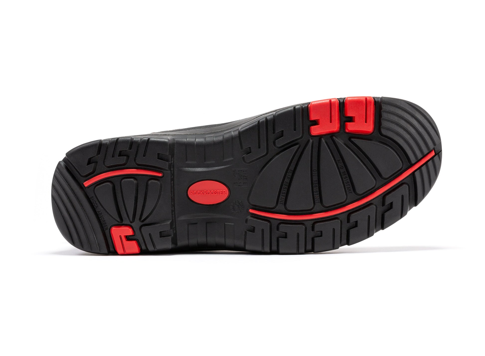 ROCKROOSTER Zumbro 6 inch Wide, Soft Toe, Rubber Outsole, EH Protection, ASTM 2892, Work Boots AK371 Rock Rooster Footwear Inc