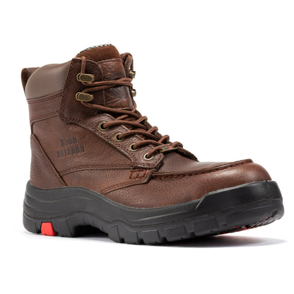 ROCKROOSTER  Zumbro 6 inch Wide Steel Toe, Waterproof Work Boots, Rubber Outsole, EH Protection, ASTM 2413, Work Boots AK372 Rock Rooster Footwear Inc
