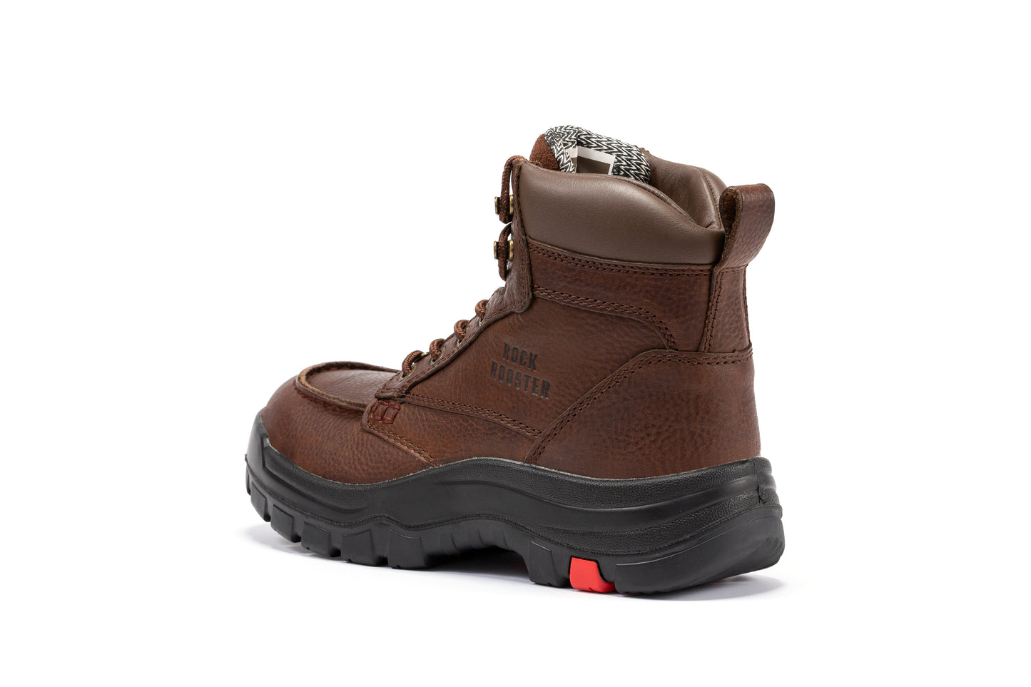 ROCKROOSTER  Zumbro 6 inch Wide Steel Toe, Waterproof Work Boots, Rubber Outsole, EH Protection, ASTM 2413, Work Boots AK372 Rock Rooster Footwear Inc