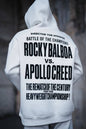 Oversize 'Rocky Balboa vs. Apollo Creed' Graphic Hoodie - Boxing Match Sweatshirt Withinblack
