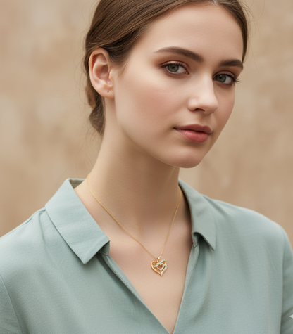 Infinity Heart Pendant Fascinating Diamonds