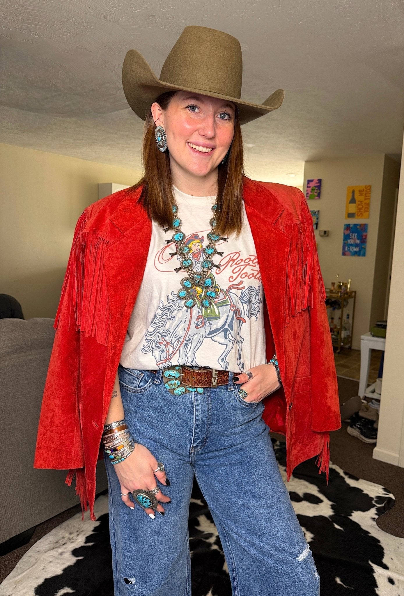 Rootin Tootin Cowgirl Graphic Tee Wild Junkie