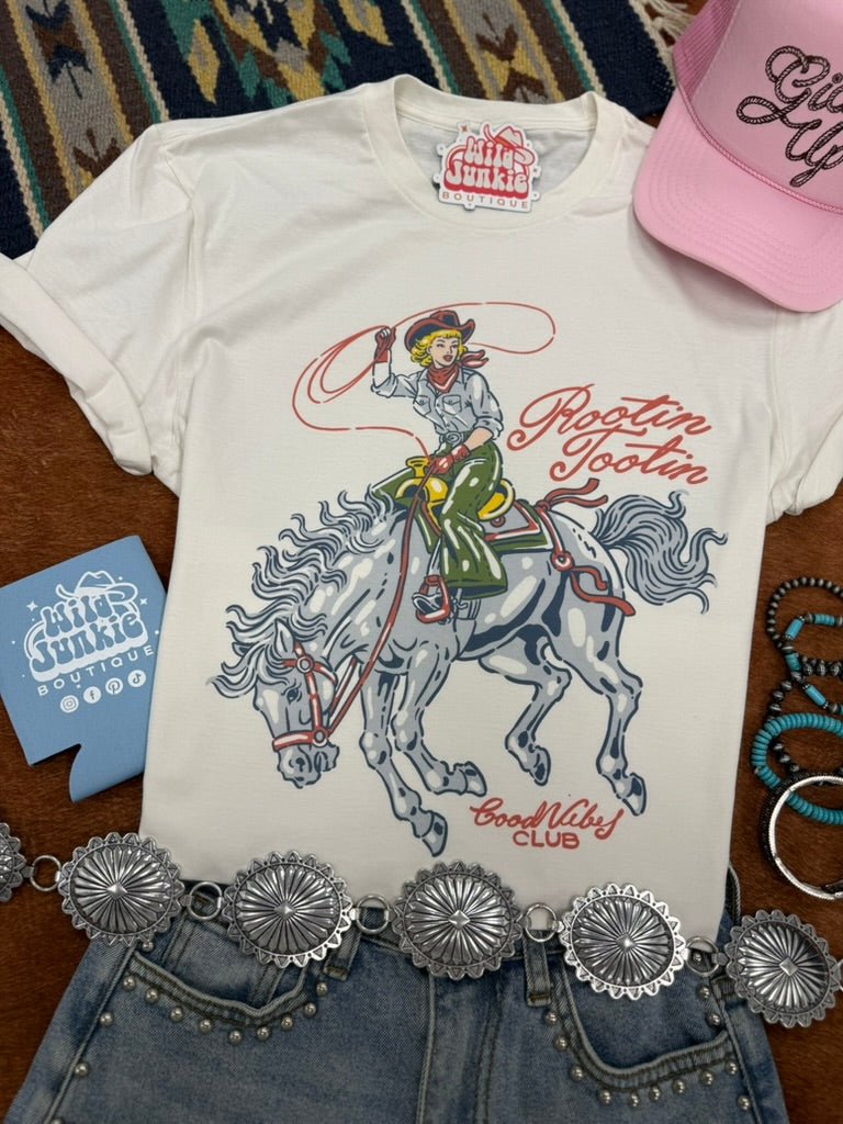 Rootin Tootin Cowgirl Graphic Tee Wild Junkie