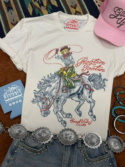 Rootin Tootin Cowgirl Graphic Tee Wild Junkie
