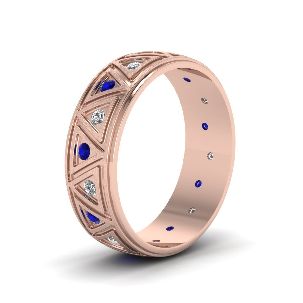 Inverse Triangle Band Fascinating Diamonds