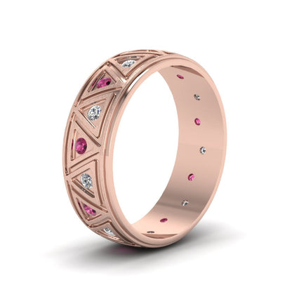 Inverse Triangle Band Fascinating Diamonds