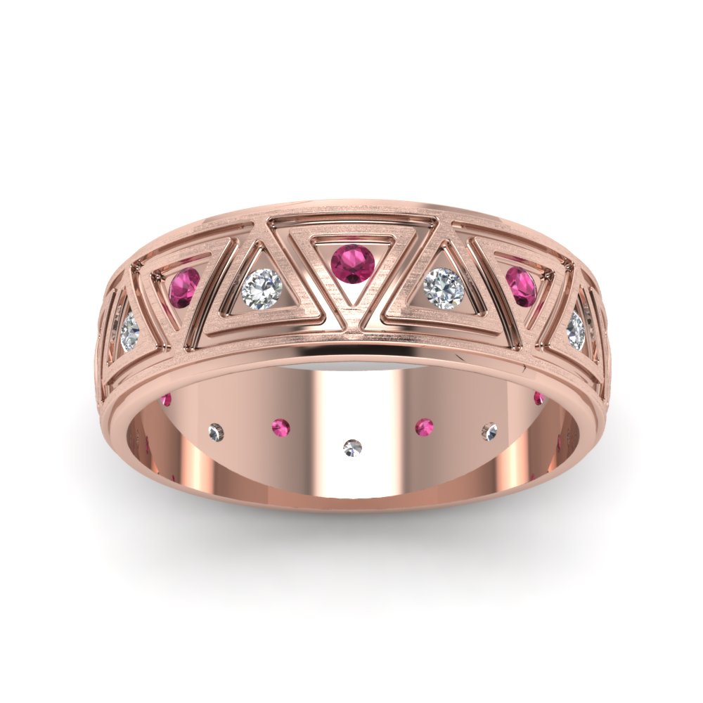 Inverse Triangle Band Fascinating Diamonds