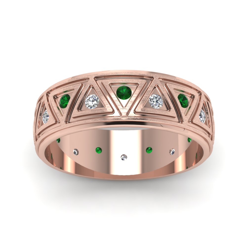 Inverse Triangle Band Fascinating Diamonds