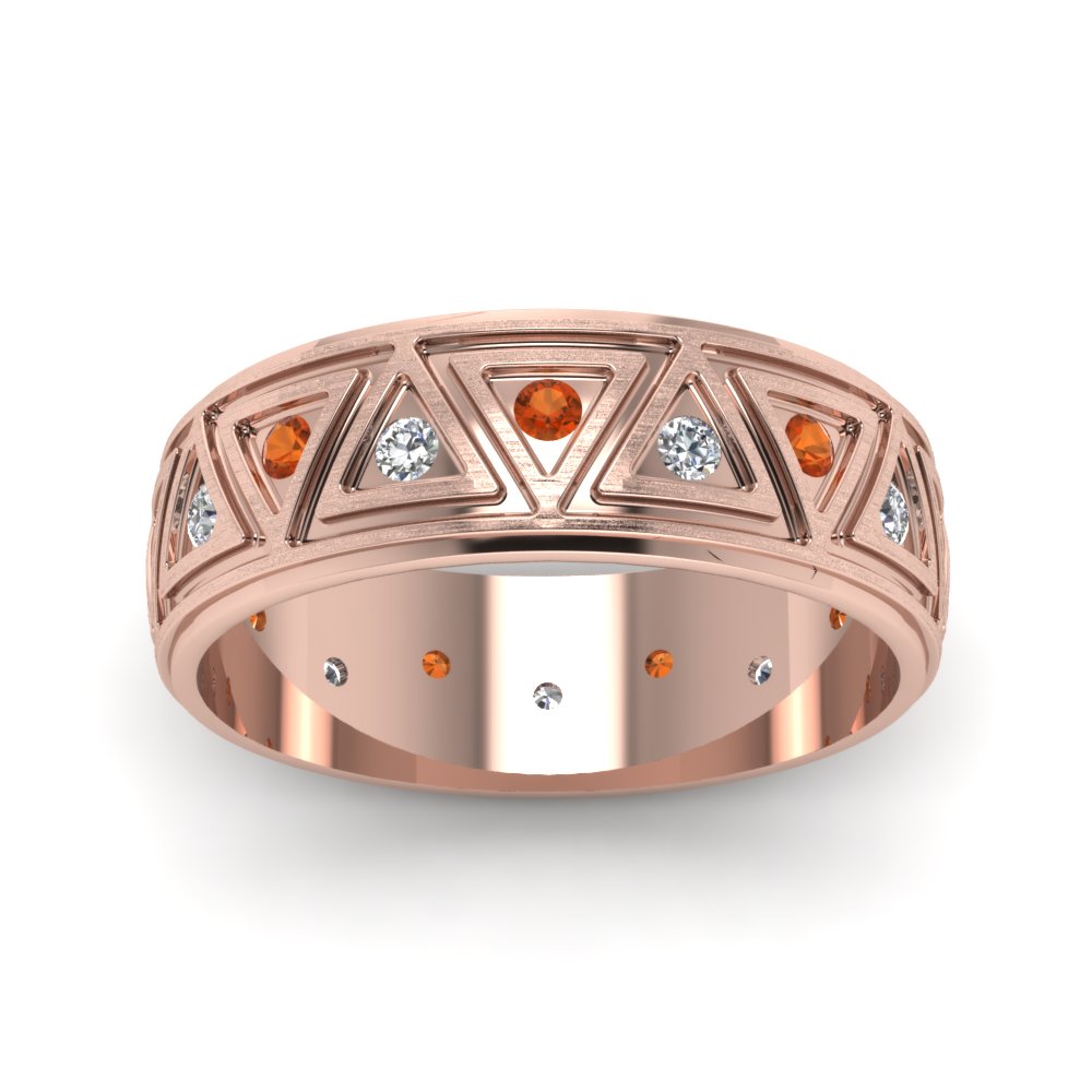 Inverse Triangle Band Fascinating Diamonds