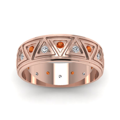 Inverse Triangle Band Fascinating Diamonds