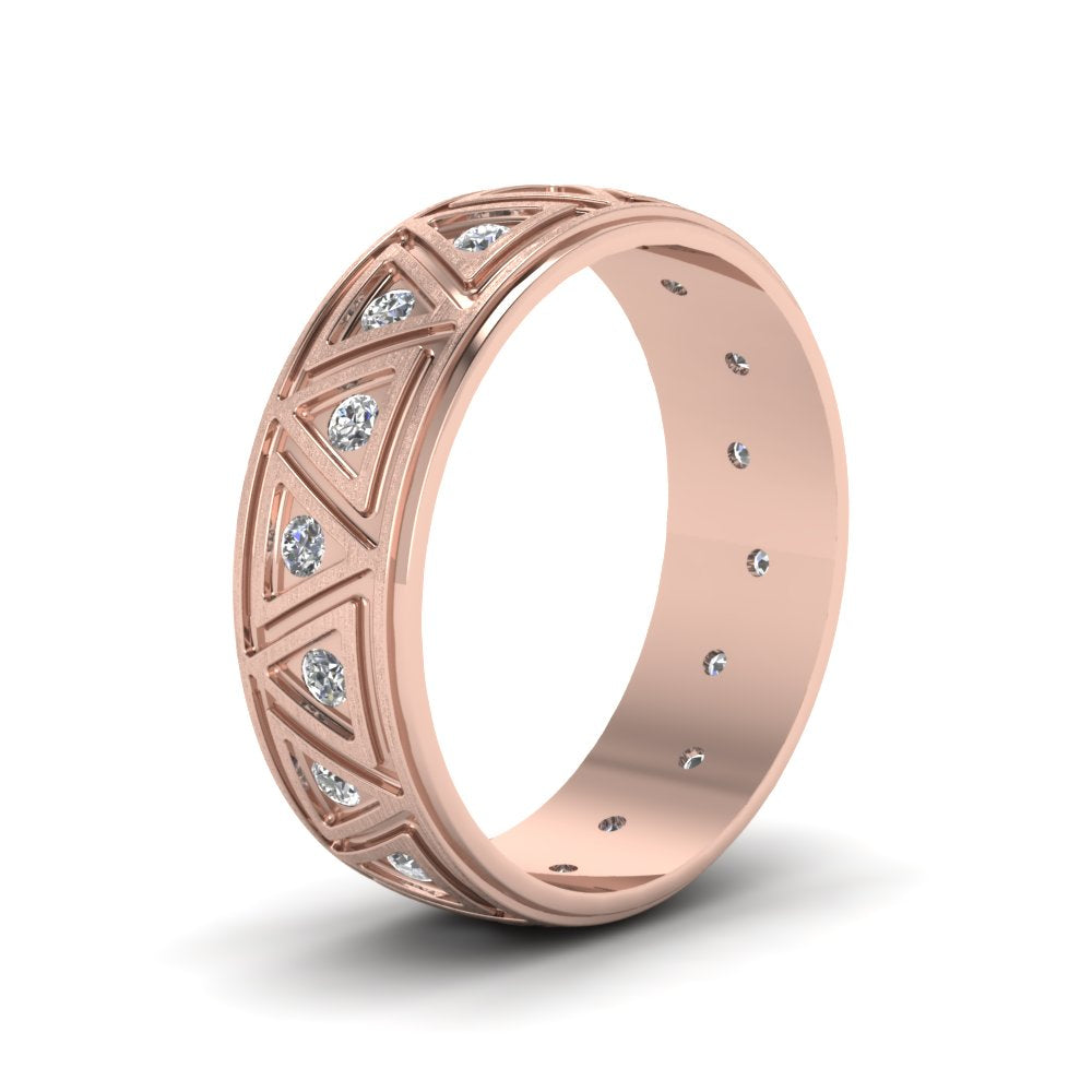 Inverse Triangle Band Fascinating Diamonds