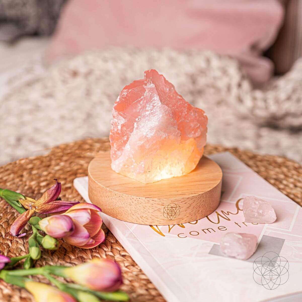 Rose Quartz Lamp of Compassion Conscious Items