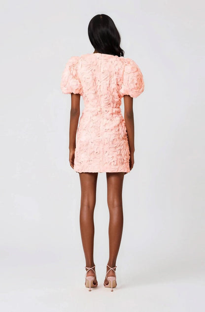 Rosella 3D Mini Dress – Pink XO, Tina