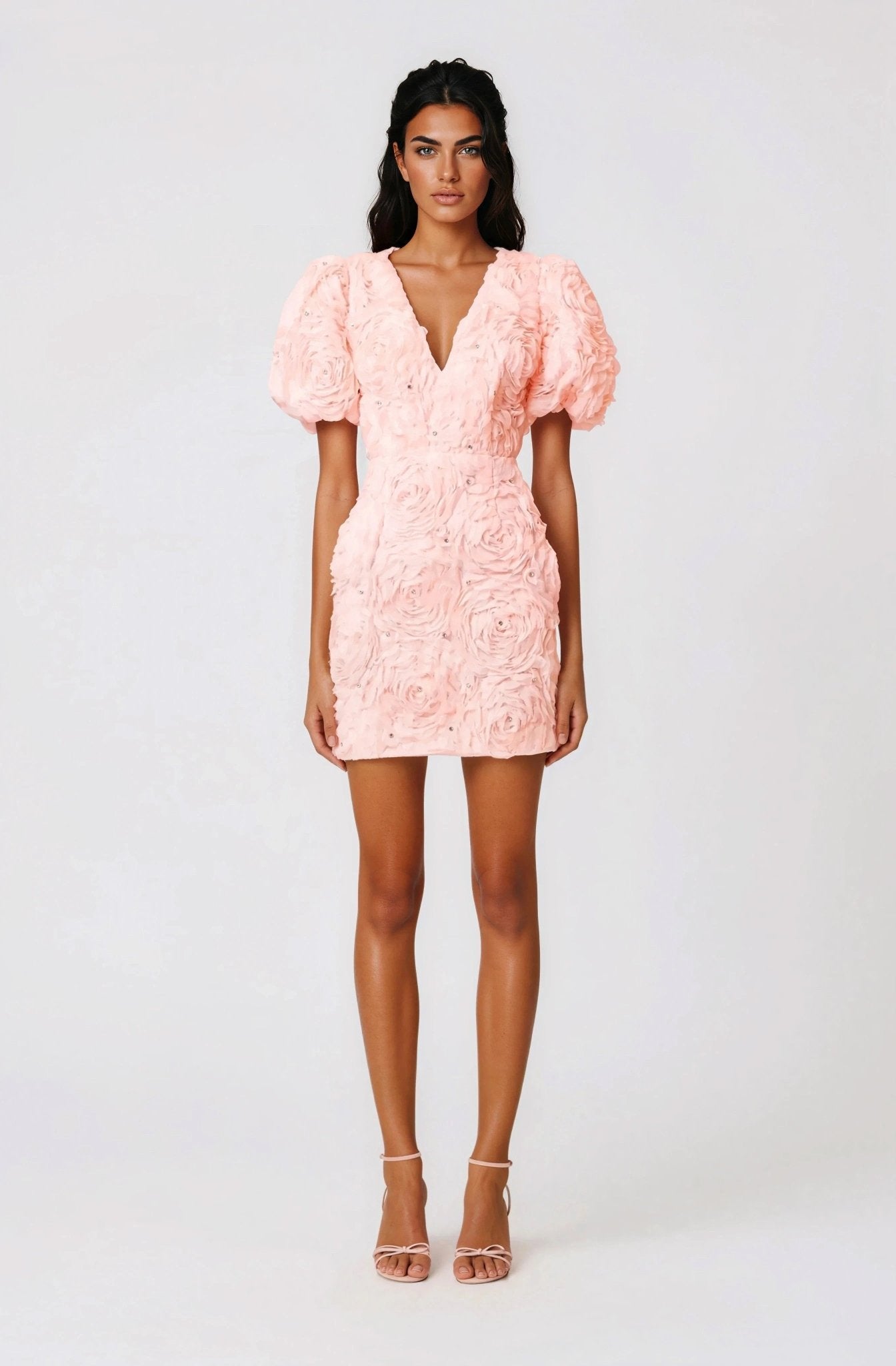 Rosella 3D Mini Dress – Pink XO, Tina