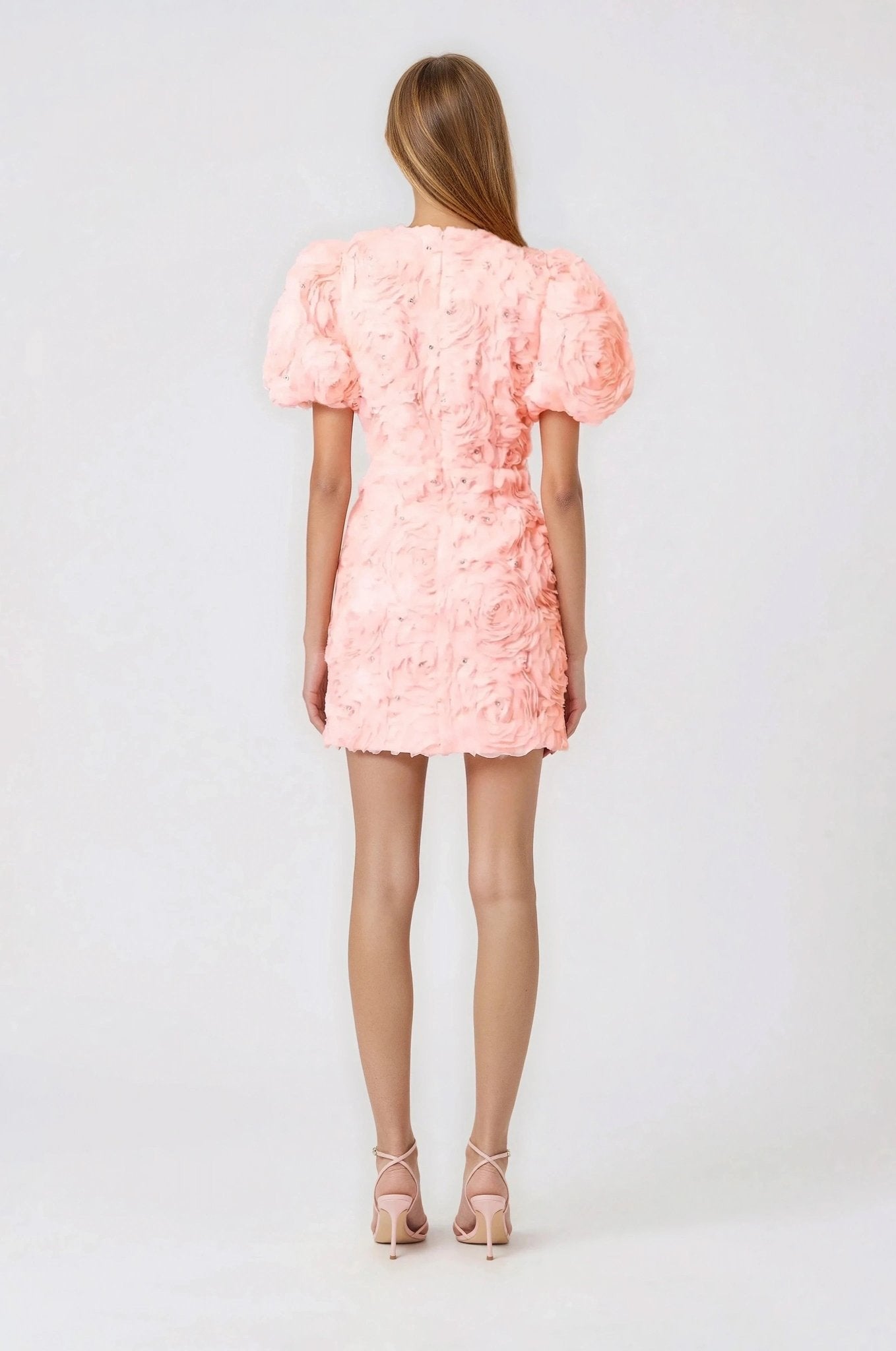 Rosella 3D Mini Dress – Pink XO, Tina