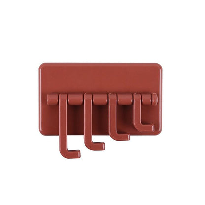 Rotating Hook Adhesive Creative Nordic Wall-mounted Bathroom Strong Hook Self Adhesive Kitchen Hanger Key Storage Home Organizer Domestic Suction Hooks Rotating Space Saving Hook Domestic Suction Hooks Rotating Space Saving Hook Stevvex