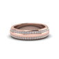 Beveled Edge Matte Eternity Mens Engagement Ring Fascinating Diamonds