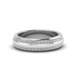 Beveled Edge Matte Eternity Mens Engagement Ring Fascinating Diamonds
