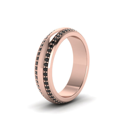 Beveled Edge Matte Eternity Mens Engagement Ring Fascinating Diamonds