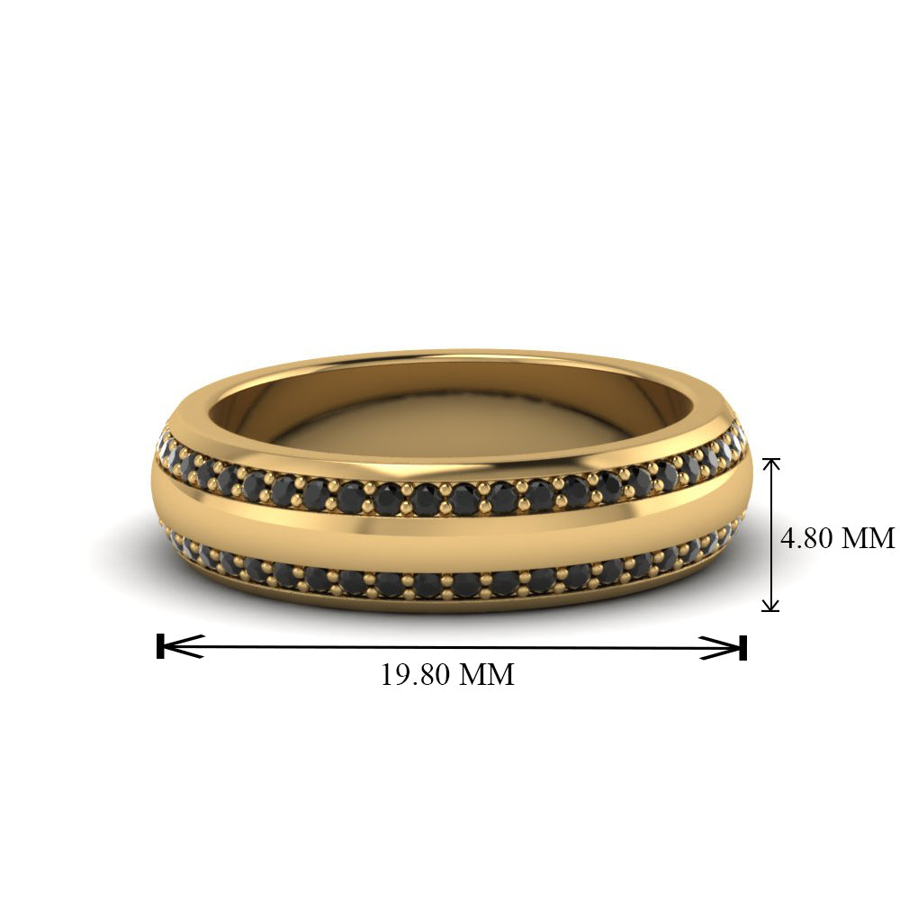Beveled Edge Matte Eternity Mens Engagement Ring Fascinating Diamonds