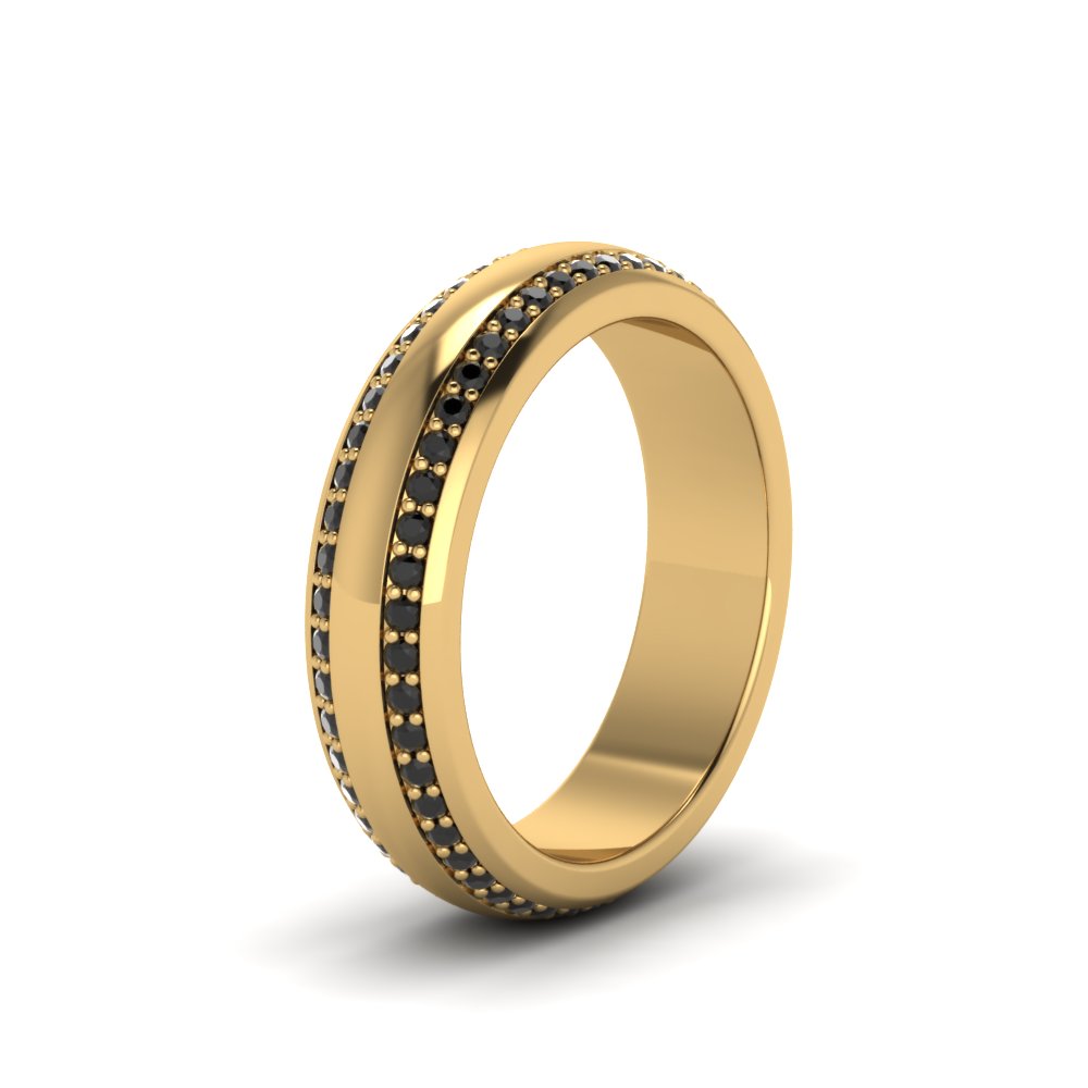 Beveled Edge Matte Eternity Mens Engagement Ring Fascinating Diamonds