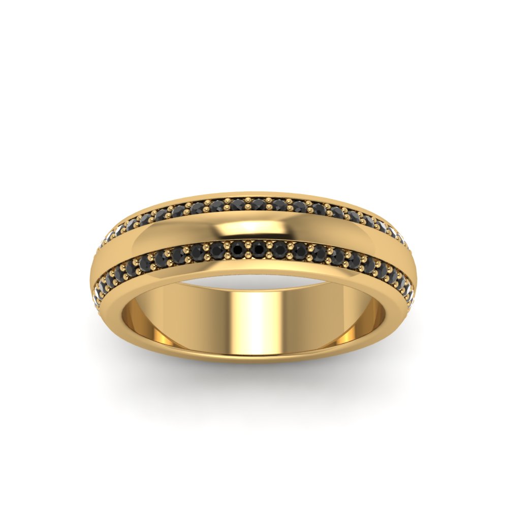 Beveled Edge Matte Eternity Mens Engagement Ring Fascinating Diamonds