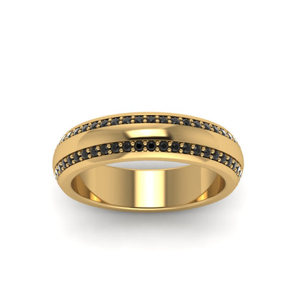 Beveled Edge Matte Eternity Mens Engagement Ring Fascinating Diamonds