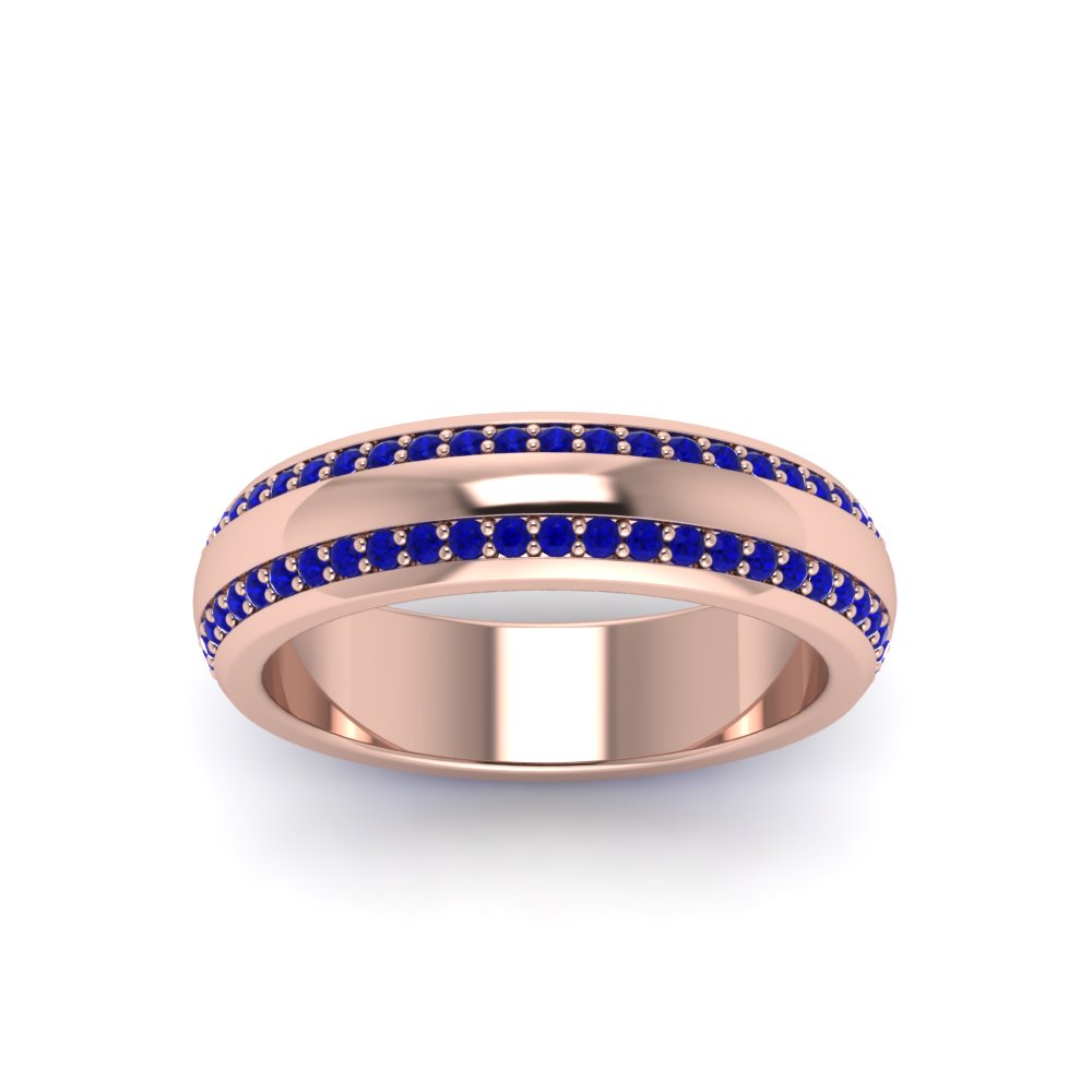 Beveled Edge Matte Eternity Mens Engagement Ring Fascinating Diamonds