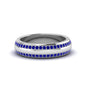 Beveled Edge Matte Eternity Mens Engagement Ring Fascinating Diamonds
