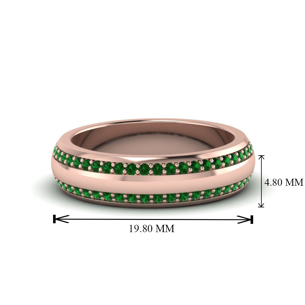 Beveled Edge Matte Eternity Mens Engagement Ring Fascinating Diamonds