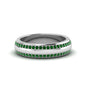 Beveled Edge Matte Eternity Mens Engagement Ring Fascinating Diamonds