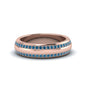 Beveled Edge Matte Eternity Mens Engagement Ring Fascinating Diamonds