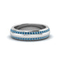 Beveled Edge Matte Eternity Mens Engagement Ring Fascinating Diamonds