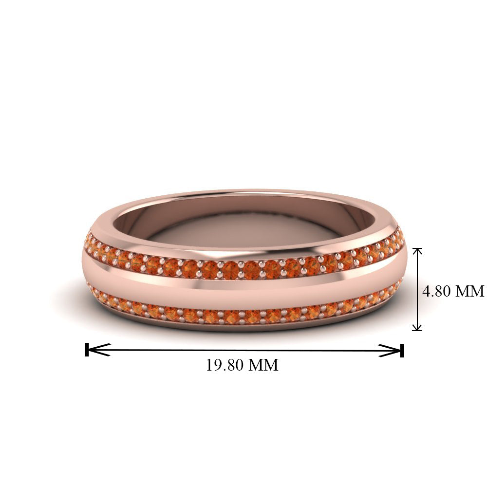 Beveled Edge Matte Eternity Mens Engagement Ring Fascinating Diamonds