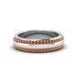 Beveled Edge Matte Eternity Mens Engagement Ring Fascinating Diamonds