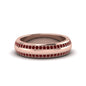 Beveled Edge Matte Eternity Mens Engagement Ring Fascinating Diamonds