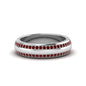 Beveled Edge Matte Eternity Mens Engagement Ring Fascinating Diamonds