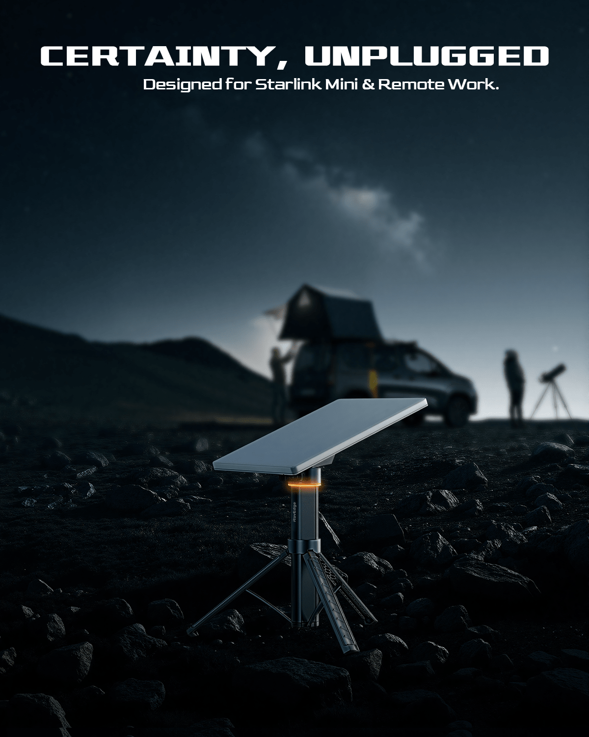 Portable Power Bank & Battery Pack for Starlink Mini | 51300mAh Battery Tripod Stand Tesery Official Store