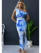 Oblique Shoulder Dress Women